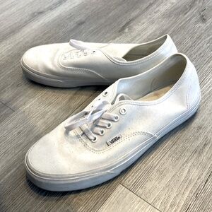 All white mens vans.